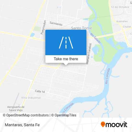 Mantaras map
