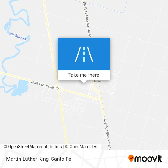 Martin Luther King map