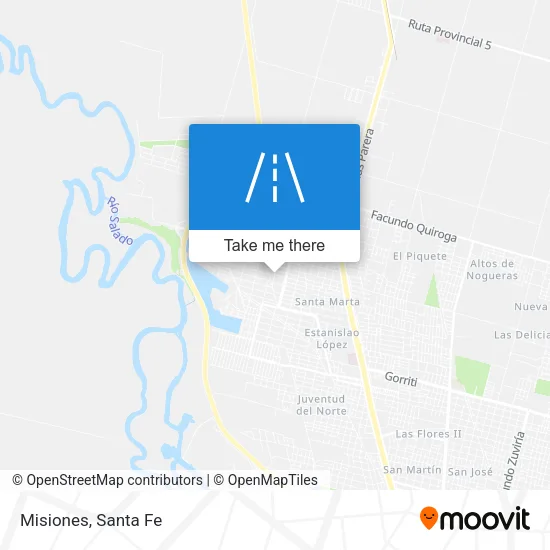 Misiones map