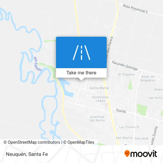 Neuquén map