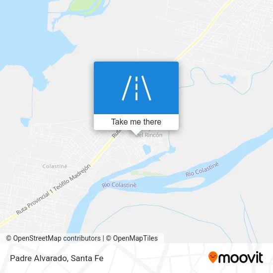Padre Alvarado map