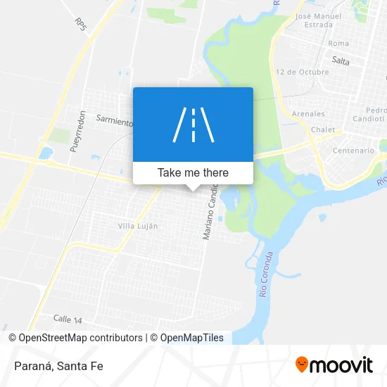 Paraná map
