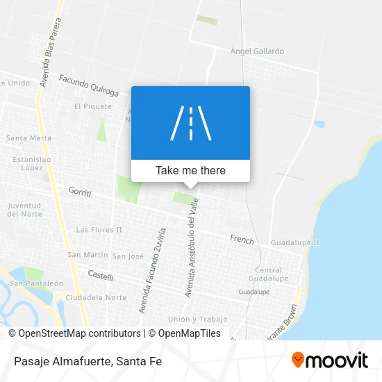 Pasaje Almafuerte map