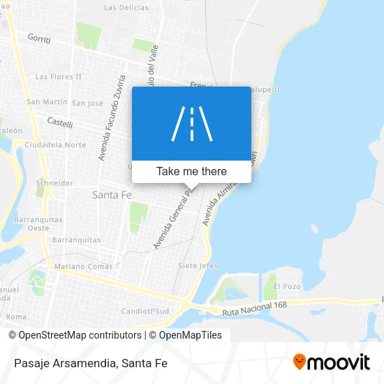 Pasaje Arsamendia map