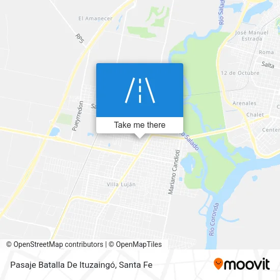 Pasaje Batalla De Ituzaingó map