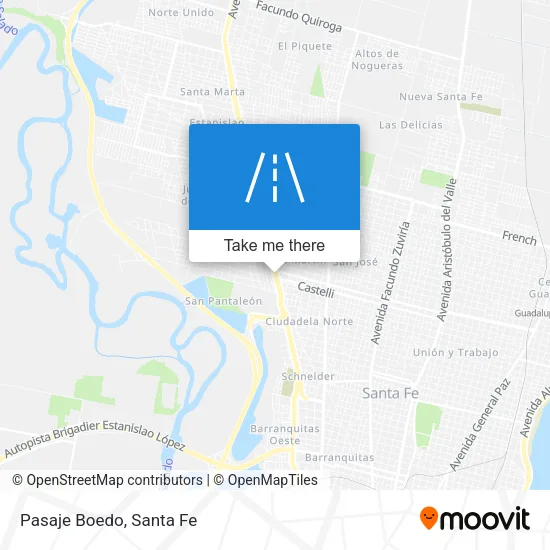 Pasaje Boedo map