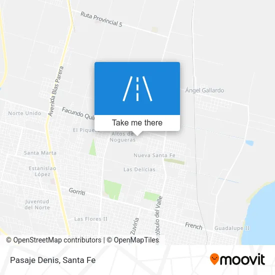 Pasaje Denis map