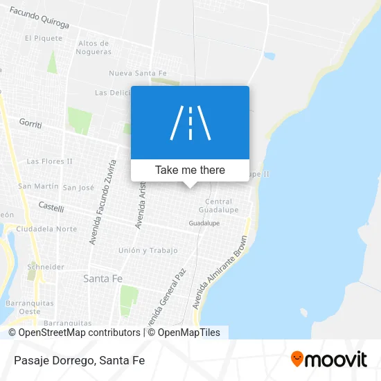 Pasaje Dorrego map