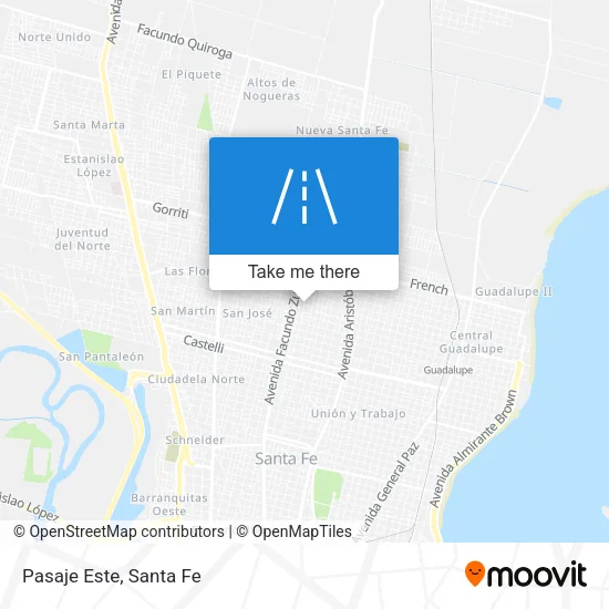 Pasaje Este map