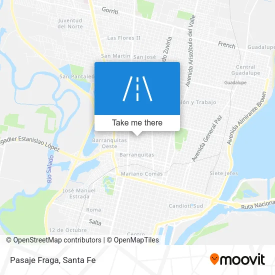 Pasaje Fraga map