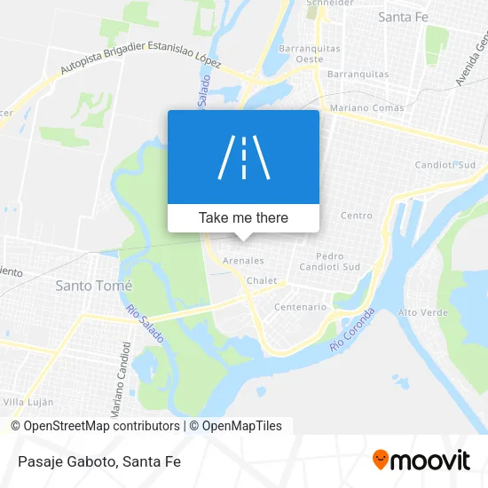 Pasaje Gaboto map
