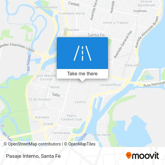 Pasaje Interno map