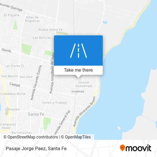 Pasaje Jorge Paez map