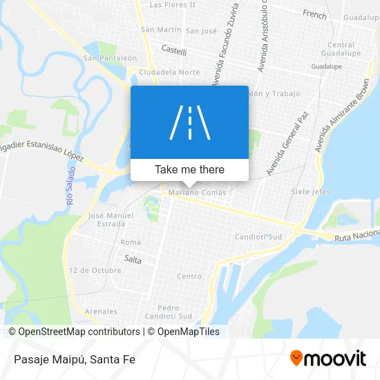 Pasaje Maipú map