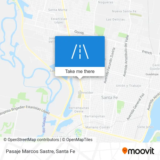 Pasaje Marcos Sastre map
