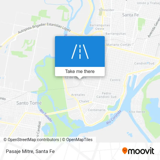 Pasaje Mitre map