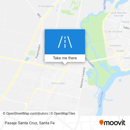 Pasaje Santa Cruz map