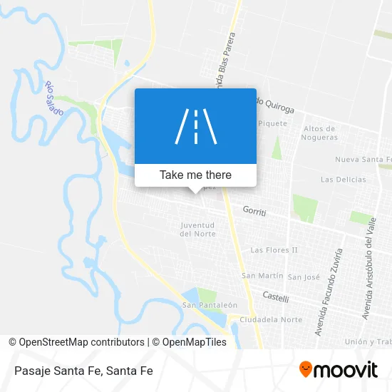 Pasaje Santa Fe map