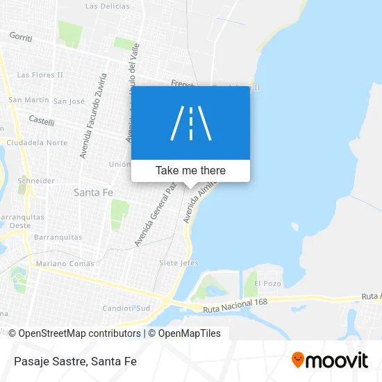 Pasaje Sastre map