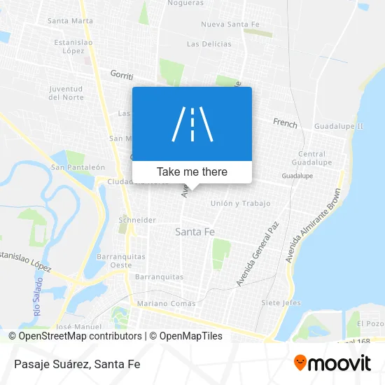 Pasaje Suárez map
