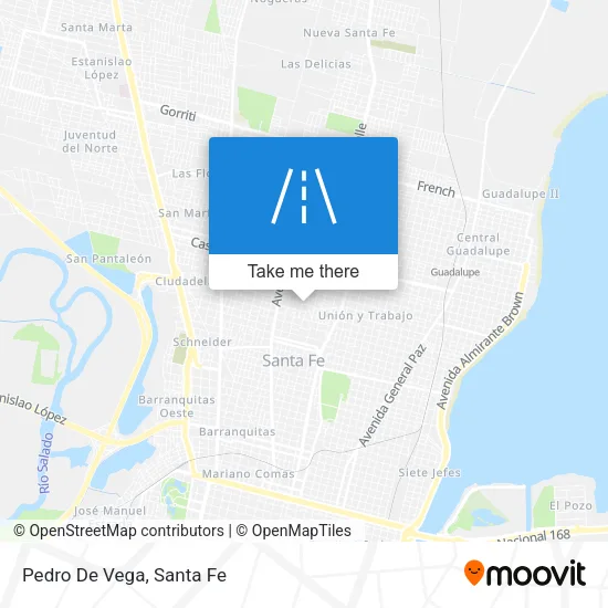 Pedro De Vega map