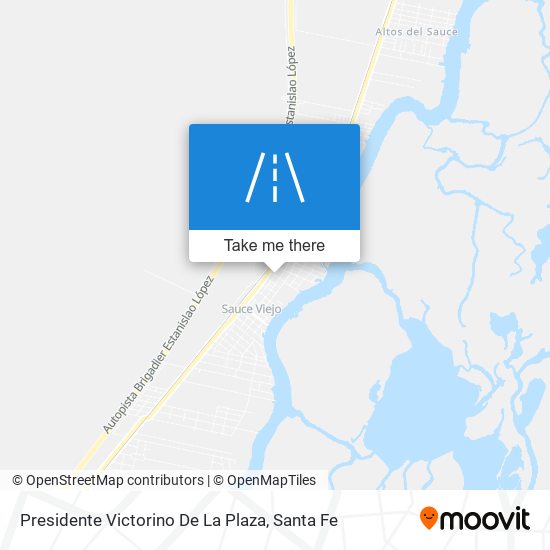 Presidente Victorino De La Plaza map