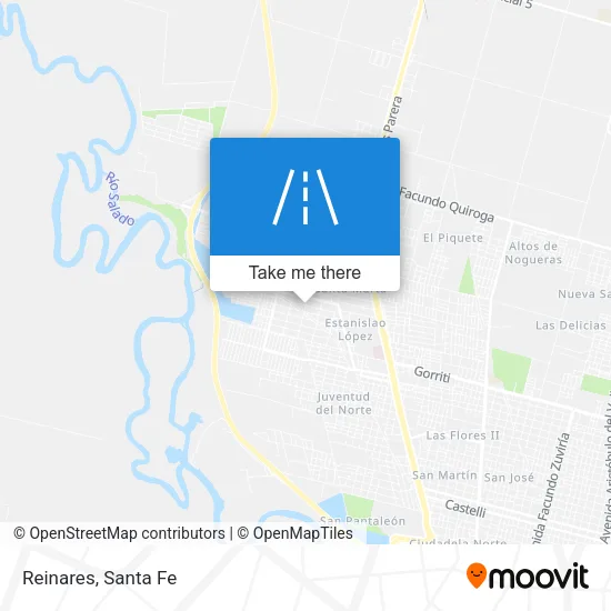 Reinares map