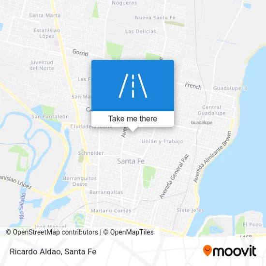 Ricardo Aldao map