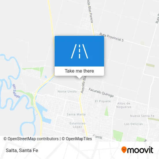 Salta map