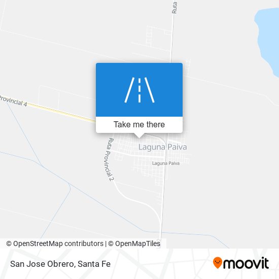 San Jose Obrero map