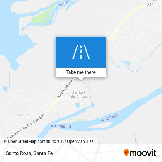 Santa Rosa map