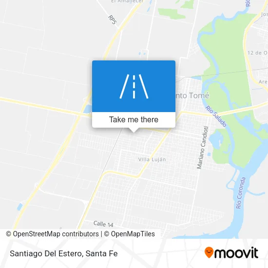 Santiago Del Estero map