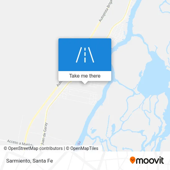 Sarmiento map