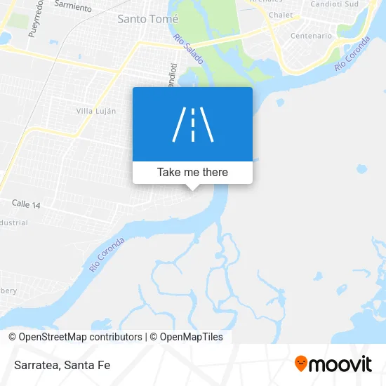 Sarratea map