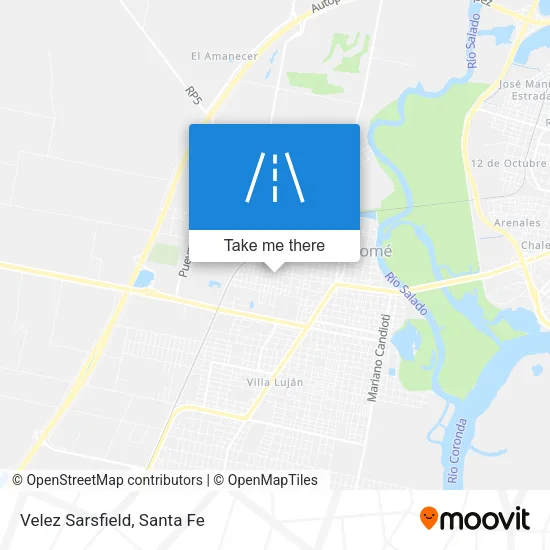 Velez Sarsfield map