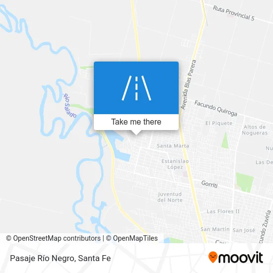 Pasaje Río Negro map