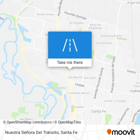 Nuestra Señora Del Tránsito map