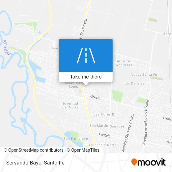 Servando Bayo map