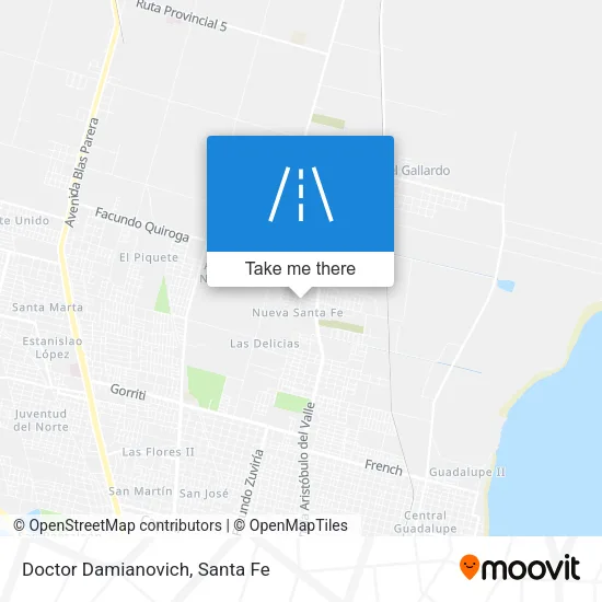Doctor Damianovich map