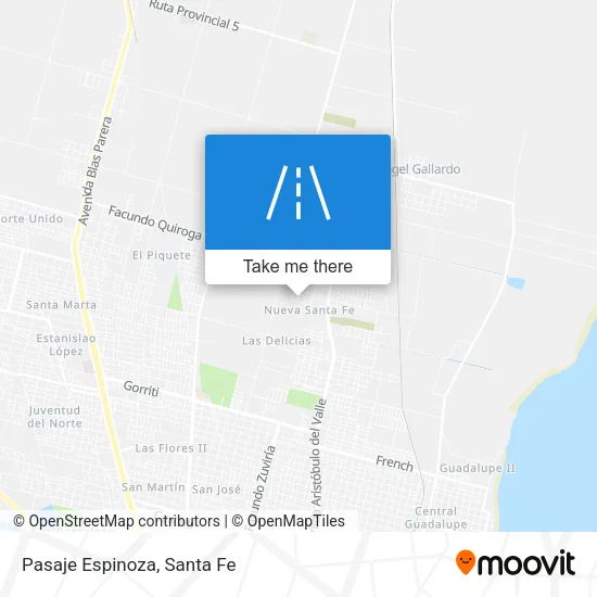 Pasaje Espinoza map