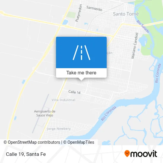Calle 19 map