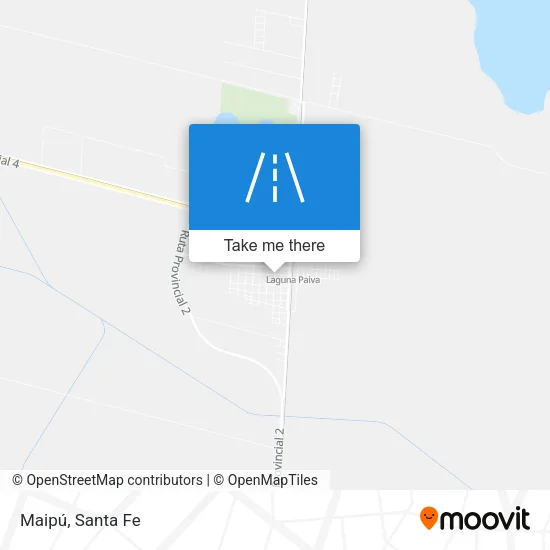 Maipú map