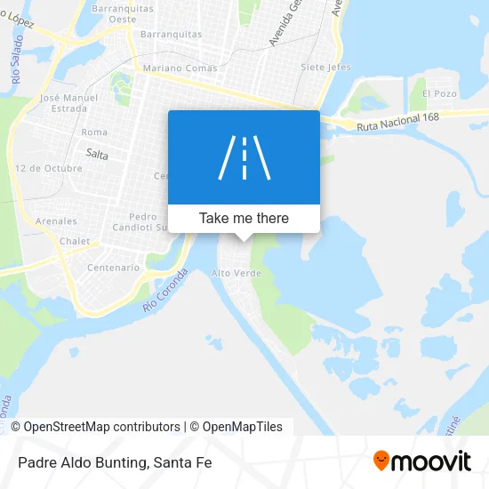 Padre Aldo Bunting map
