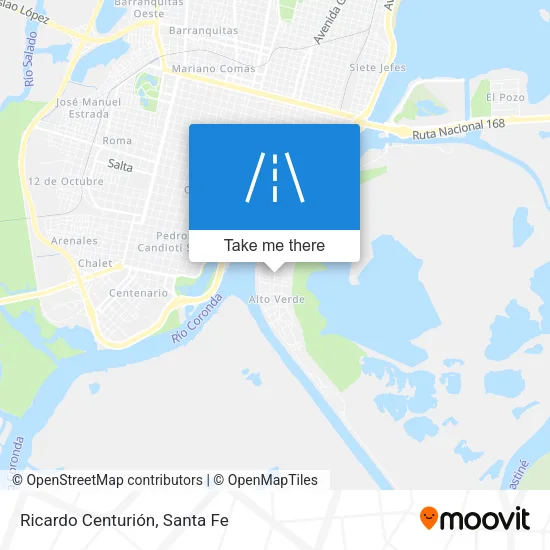 Ricardo Centurión map