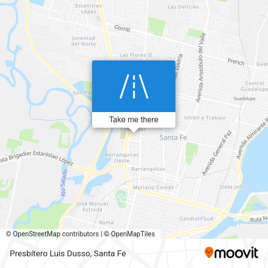 Presbítero Luis Dusso map