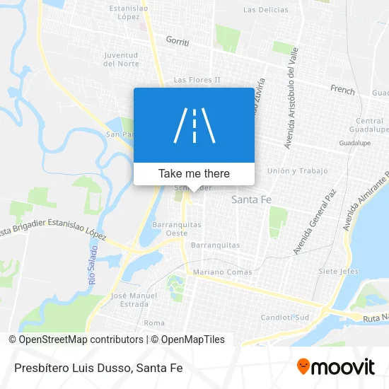 Presbítero Luis Dusso map
