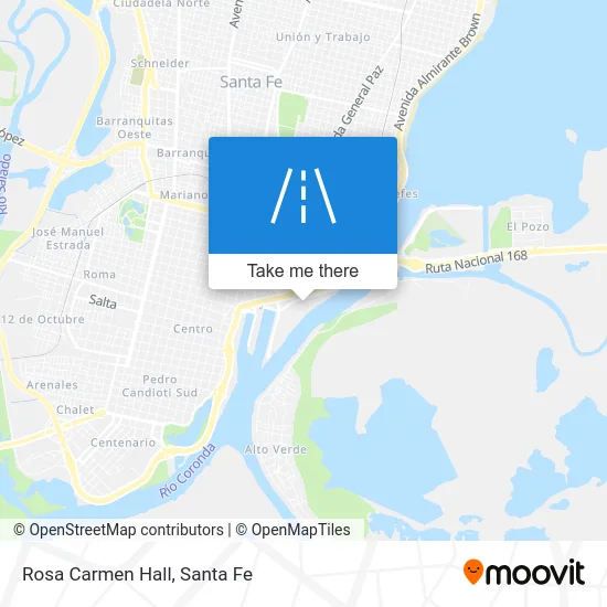 Rosa Carmen Hall map