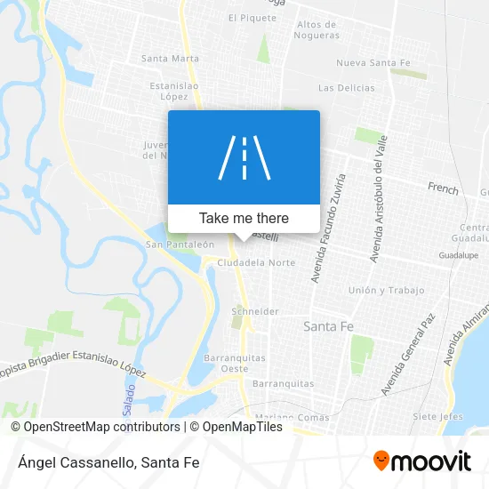 Ángel Cassanello map