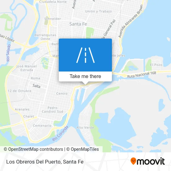 Los Obreros Del Puerto map