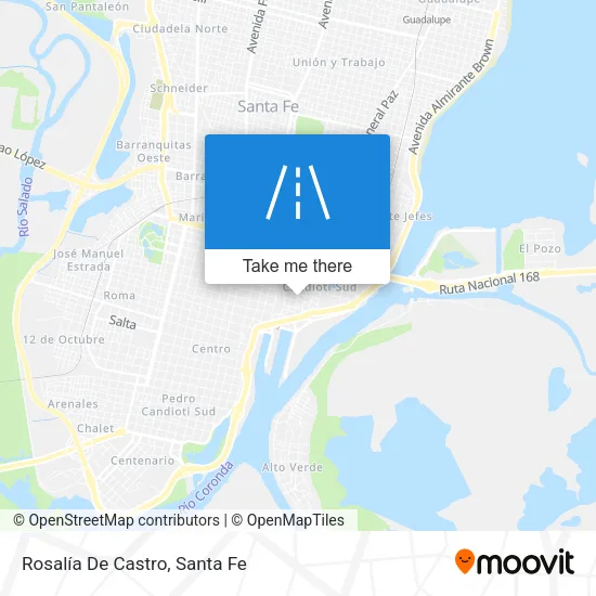 Rosalía De Castro map